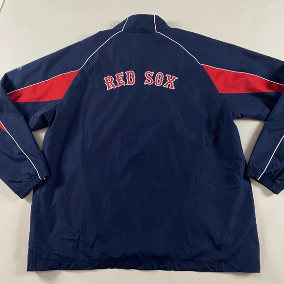 Boston Red Sox Reebok Jacket Men's 2XL Windbreaker Full Zip - Picture 2 of 11